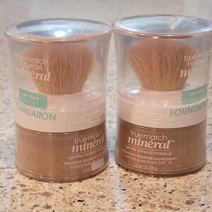 2 L'Oréal True Match Mineral Foundation Powder Soft Sable C6-7/471✨️BRAND NEW